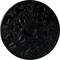 Ekena Millwork Baile Ceiling Medallion (Fits Canopies up to 6"), Hand-Painted Black Pearl, 31 1/4"OD x 2 1/4"P CM31BABPS - alternate 1